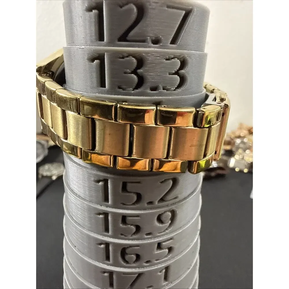 Fossil Women's BQ-3375 Wristwatch New Battery 5.75” Band 34mm Case Gold (G19)